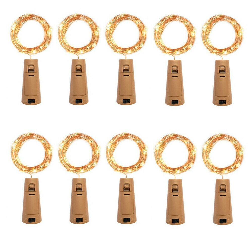 10Pcs 1M 2M 3M 10LEDs 20LEDs 30LEDs Fairy LED String Lights Copper Wire Cork Shape Wine Bottle For Xmas Decoration
10Pcs 1M 2M 3M 10LEDs 20LEDs 30LEDs Fairy LED String Lights Copper Wire Cork Shape Wine Bottle For Xmas Decoration