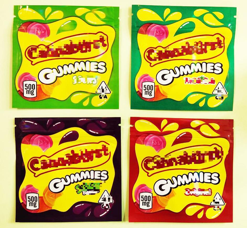 500mg Empty Canna burst Gummies Sours Candy Packaging bag edible rope Nerds Rope Candy Nerds rope Gummy bags
500mg Empty Canna burst Gummies Sours Candy Packaging bag edible rope Nerds Rope Candy Nerds rope Gummy bags