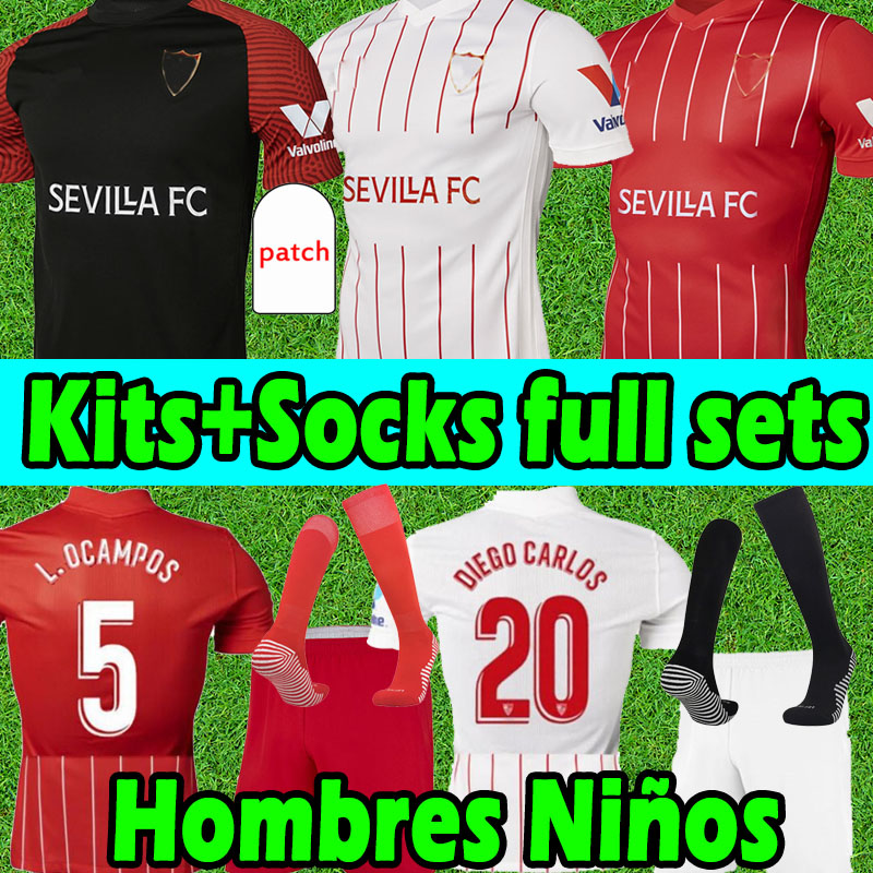 21 22 PAPU GOMEZ soccer jersey I.RAKITIC Sevilla jerseys L.OCAMPOS DE JONG J.NAVAS SUSO MUNIR Y.EN-NESYRI 2021 2022 Men+Kids Kits socks full sets football shirts, Sevilia away liga patch
21 22 PAPU GOMEZ soccer jersey I.RAKITIC Sevilla jerseys L.OCAMPOS DE JONG J.NAVAS SUSO MUNIR Y.EN-NESYRI 2021 2022 Men+Kids Kits socks full sets football shirts, Sevilia away liga patch