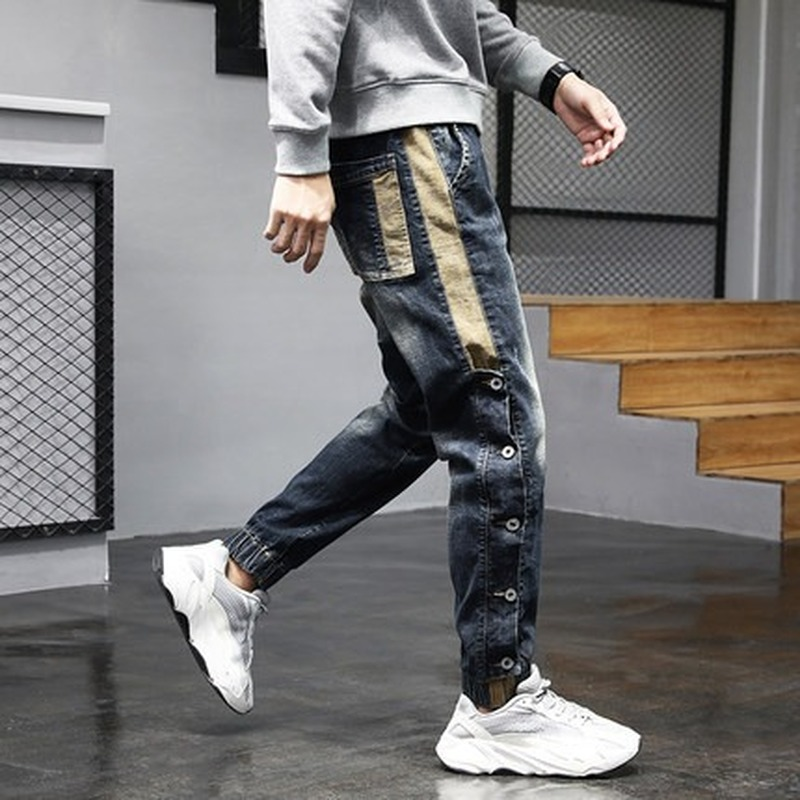 QNPQYX New Autumn Streetwear Men' Jeans Elastic Waist Skinny Jeans Men Stretch Stitched Pants Hip Hop Denim Jeans Blue
QNPQYX New Autumn Streetwear Men' Jeans Elastic Waist Skinny Jeans Men Stretch Stitched Pants Hip Hop Denim Jeans Blue