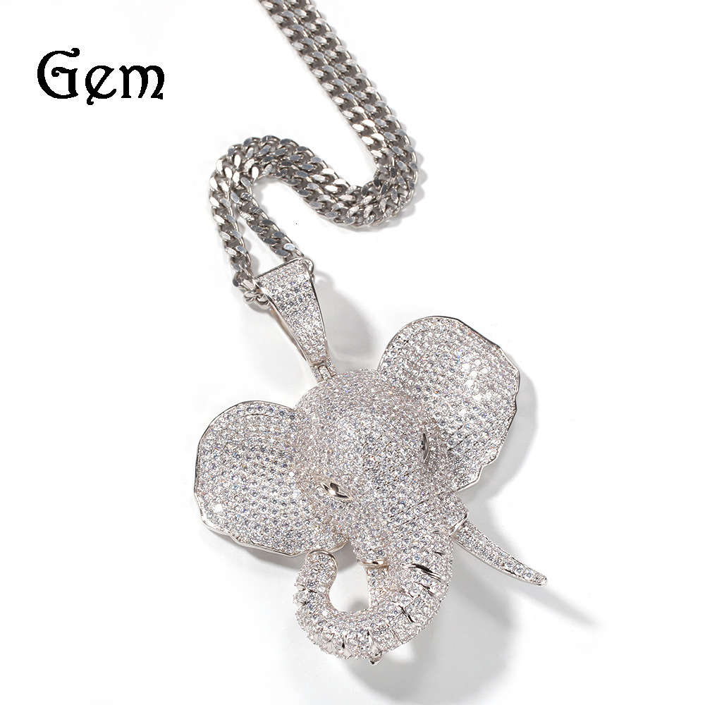 Zircon three dimensional Elephant Pendant Necklace Chaoren ins net red sweater chain popular jewelry
Zircon three dimensional Elephant Pendant Necklace Chaoren ins net red sweater chain popular jewelry