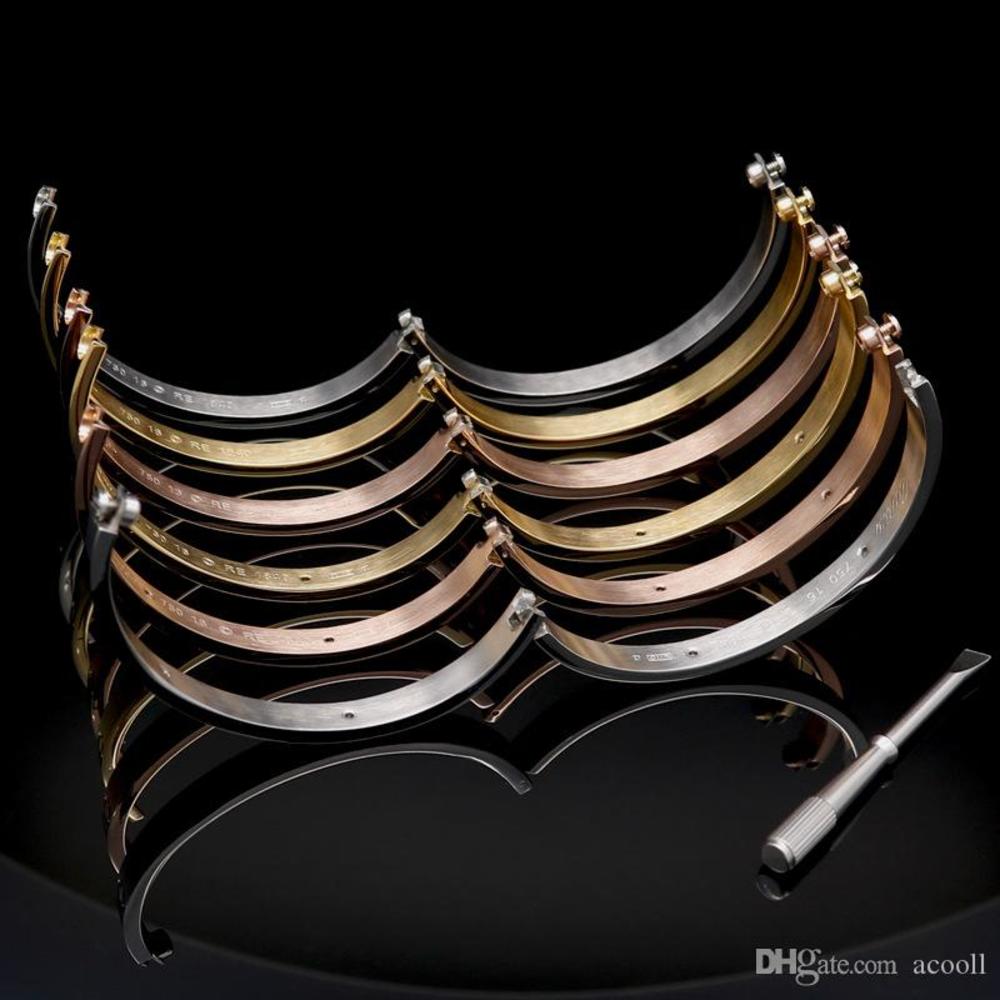 2021 Hot 316l Titanium Steel Love Bracelets Silver Rose Gold Bangles Women Men Screw Screwdriver Bracelet Couple Jewelry, Black
2021 Hot 316l Titanium Steel Love Bracelets Silver Rose Gold Bangles Women Men Screw Screwdriver Bracelet Couple Jewelry, Black