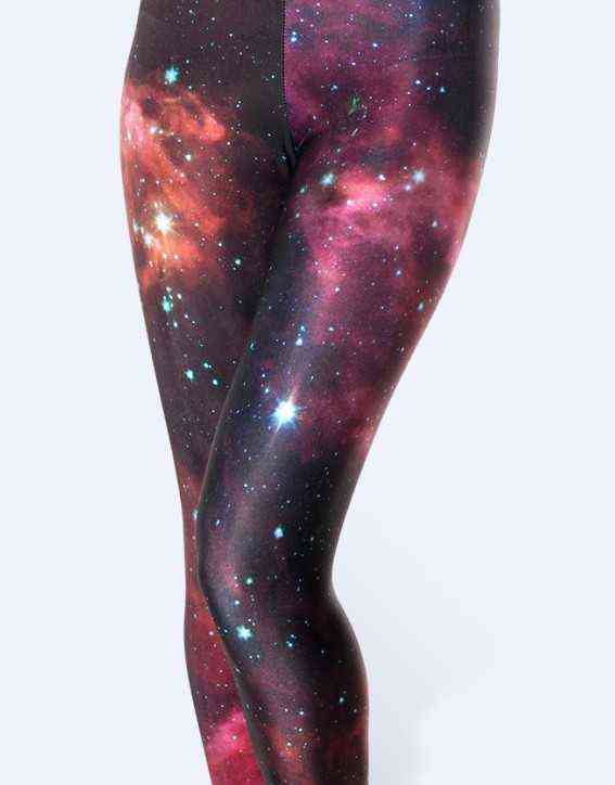 Sales S To 4XL Punk Galaxy Space Women Leggings 6 Patterns Red Blue Grey Purple Casual Leggins 211215