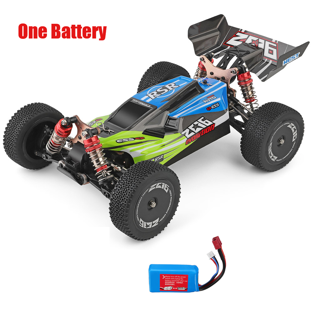 144001 1/14 2.4G Racing RC Car 4WD High Speed Remote Control Vehicle Models Toys 60km/h Quality Assurance for Children Best gift
144001 1/14 2.4G Racing RC Car 4WD High Speed Remote Control Vehicle Models Toys 60km/h Quality Assurance for Children Best gift