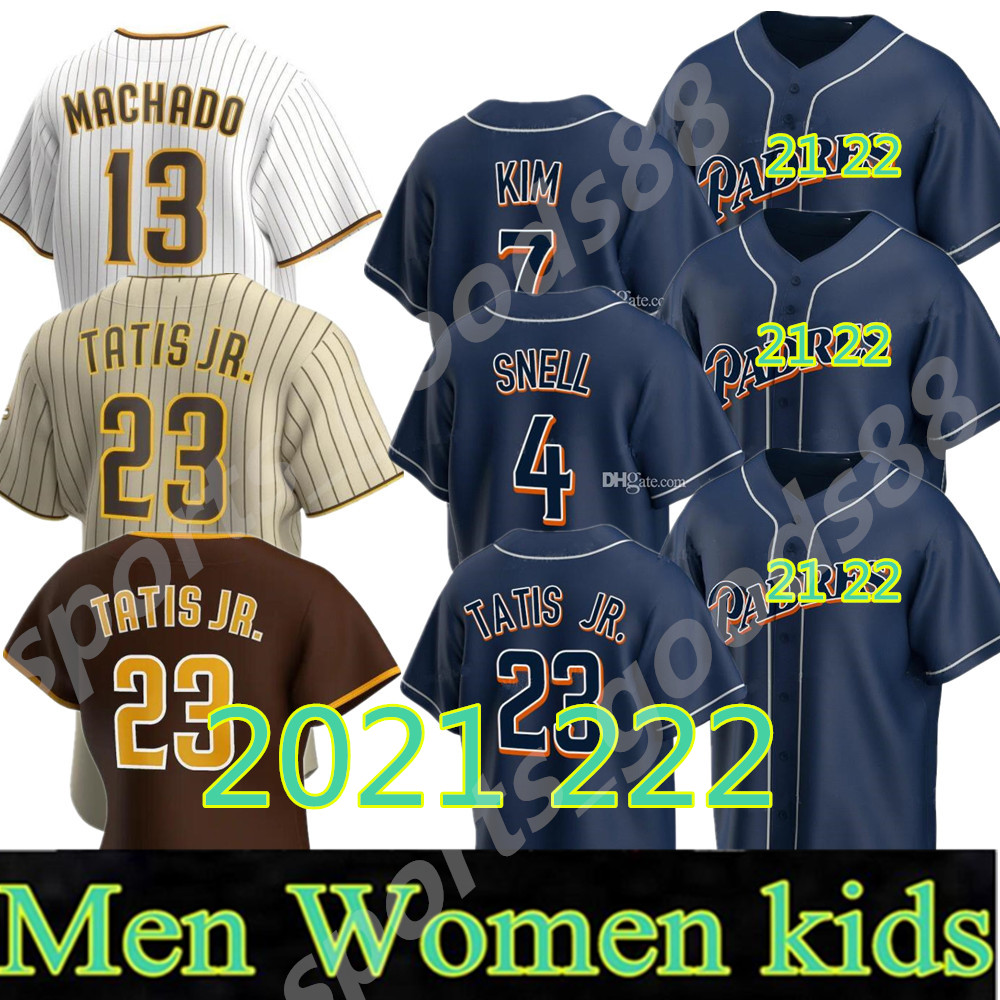 2021 2022 San Diego Baseball 13 Manny Machado Jerseys Stitched 20 21 19 Tony Gwynn 23 Fernando Tatis Jr Gold White Brown Jersey, Blue;black
2021 2022 San Diego Baseball 13 Manny Machado Jerseys Stitched 20 21 19 Tony Gwynn 23 Fernando Tatis Jr Gold White Brown Jersey, Blue;black