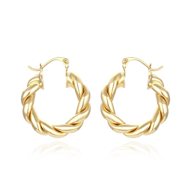 Hoop & Huggie Stainless Steel Twisted Circle Earings Female Simple Plated Gold Geometric Earrings For Women Accessories Jewelry 2021
Hoop & Huggie Stainless Steel Twisted Circle Earings Female Simple Plated Gold Geometric Earrings For Women Accessories Jewelry 2021
