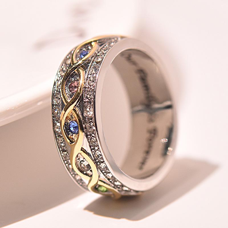Wedding Rings Fashion Exquisite All Shiny Zircon Ring Women's Engagement Forever Family Caibao Promise Girl Jewelry Gift
Wedding Rings Fashion Exquisite All Shiny Zircon Ring Women's Engagement Forever Family Caibao Promise Girl Jewelry Gift