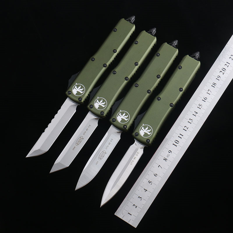 Microtech UTX-85 Automatic knife UTX85 D2 steel blade Anodizing T6-6061 aviation aluminum alloy Outdoor combat tactical survival tool Campin
Microtech UTX-85 Automatic knife UTX85 D2 steel blade Anodizing T6-6061 aviation aluminum alloy Outdoor combat tactical survival tool Campin