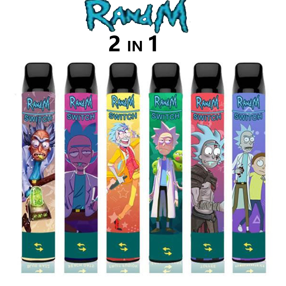 2in1 R and M Switch Disposbale Vape 2400puffs double flavors Vape Pen Pre-filled Pod 8ml Free Shipping
2in1 R and M Switch Disposbale Vape 2400puffs double flavors Vape Pen Pre-filled Pod 8ml Free Shipping