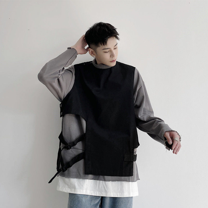 New 2021 Men's Black/grey Color Coats Loose Two Piece Hoodies Cotton Casual Clothes Sweatshirts High Collar Fashion Pullover M- Wgh1
New 2021 Men's Black/grey Color Coats Loose Two Piece Hoodies Cotton Casual Clothes Sweatshirts High Collar Fashion Pullover M- Wgh1