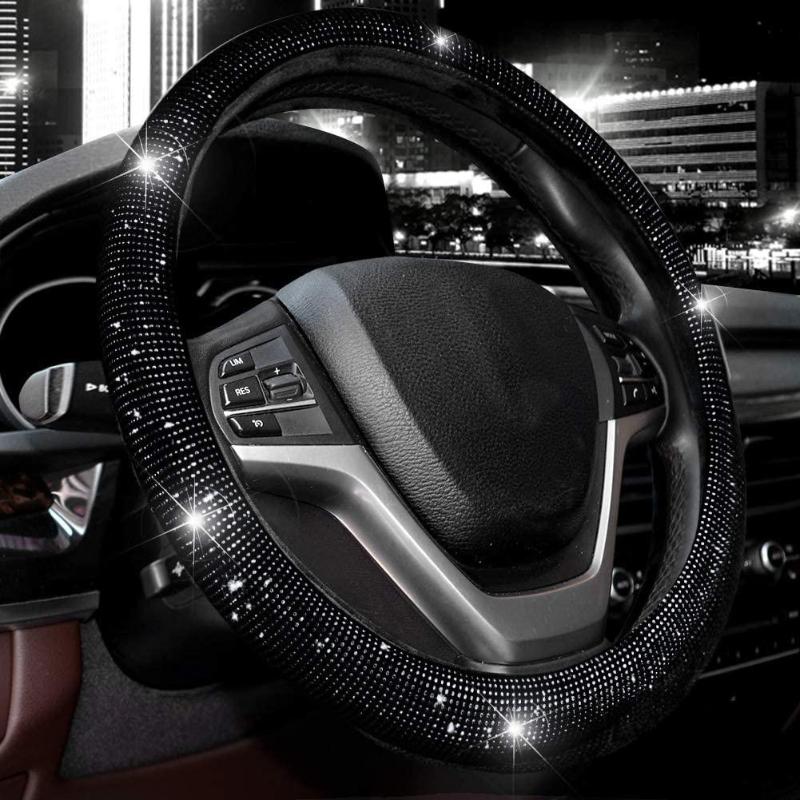 Steering Wheel Covers Accessory Car Cover Bling Crystal For 37-38CM Interior Rhinestones
Steering Wheel Covers Accessory Car Cover Bling Crystal For 37-38CM Interior Rhinestones