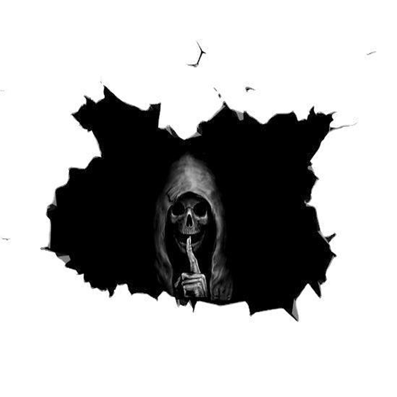 New Auto Skull Stickers Removable Halloween Horrible DIY Graffiti Decals For Luggage Motorcycle iPad Scooter Games Skateboard Guitar Toys Wall Gift