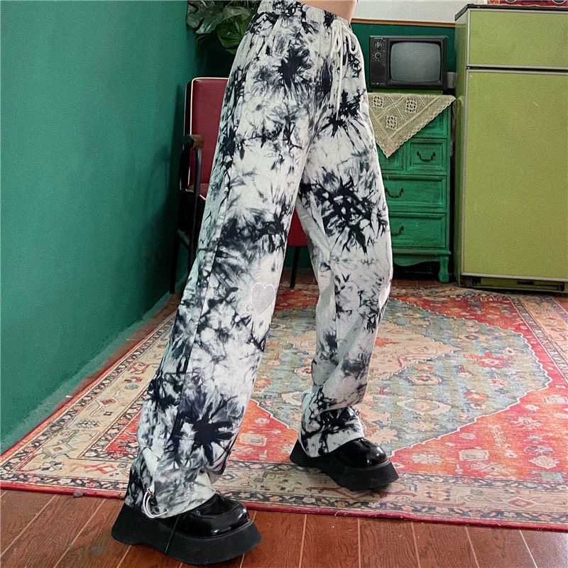 Japanese Ulzzang punk gothic pants Harajuku tie-dye women's Y2K loose Vintage female hip-hop plus size straight 210608, Pink
Japanese Ulzzang punk gothic pants Harajuku tie-dye women's Y2K loose Vintage female hip-hop plus size straight 210608, Pink