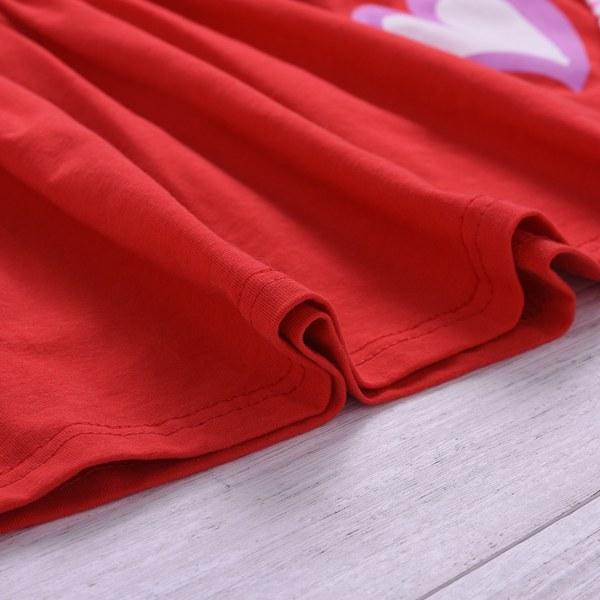 2022 valentine day baby girl fall clothes girls boutique outfits little girls clothing sets kids headband red dress top heart print