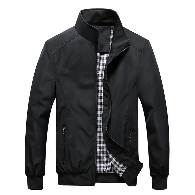 Quality Bomber Solid Casual Jacket Men Spring Autumn Outerwear Mandarin Sportswear Mens Jackets for Male Coats -5XL 6XL 7XL, Black
Quality Bomber Solid Casual Jacket Men Spring Autumn Outerwear Mandarin Sportswear Mens Jackets for Male Coats -5XL 6XL 7XL, Black