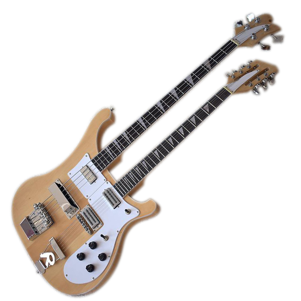 Factory Outlet-4+12 Strings Double Necks Electric Bass Guitar with White Binding,Rosewood Fingerboard
Factory Outlet-4+12 Strings Double Necks Electric Bass Guitar with White Binding,Rosewood Fingerboard