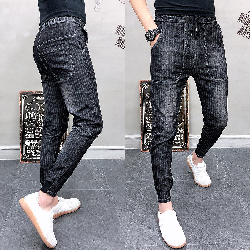 2021 New De Brim Masculino Casuais Harem Pant Listra Magro Ajuste Dos Homens Corredores Pantalones Hombre Calas M23t, Gray
2021 New De Brim Masculino Casuais Harem Pant Listra Magro Ajuste Dos Homens Corredores Pantalones Hombre Calas M23t, Gray