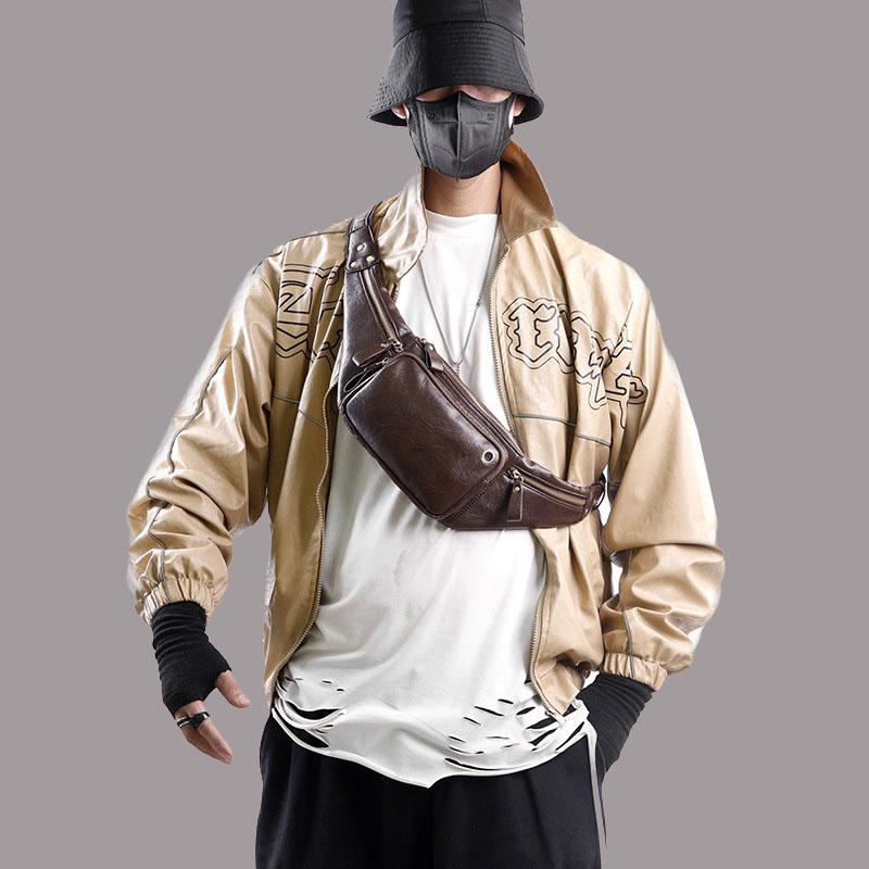 Backpack Hip Hop Shoulder Bag For Men Luxury PU Leather Crossbody Chest Pouch Hiking Running Cycling Sport Drop Wholesale
Backpack Hip Hop Shoulder Bag For Men Luxury PU Leather Crossbody Chest Pouch Hiking Running Cycling Sport Drop Wholesale