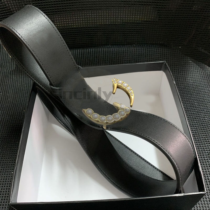 Designer Belts lady Fashion Belt Women 3.8cm smooth Pearl button Leather black whit style Gold genuine strap retro brand jeans, Multi
Designer Belts lady Fashion Belt Women 3.8cm smooth Pearl button Leather black whit style Gold genuine strap retro brand jeans, Multi