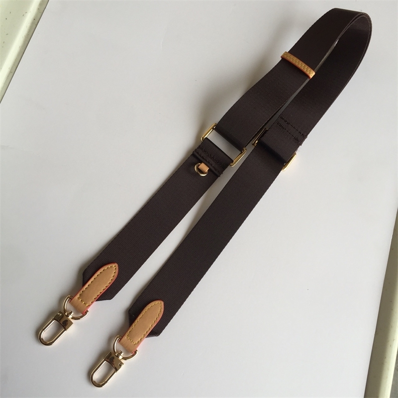 Large wide canvas nylon strap designer shoulder replacement with cowskin leather messenger bag parts accessory 211213 bb0b 4