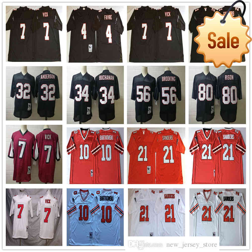 NCAA Vintage 75th Retro College Football Deion Sanders Jersey Vick Steve Bartkowski Favre Anderson Buchanan Brookin Rison Jerseys Black White Red, Same as picture
NCAA Vintage 75th Retro College Football Deion Sanders Jersey Vick Steve Bartkowski Favre Anderson Buchanan Brookin Rison Jerseys Black White Red, Same as picture
