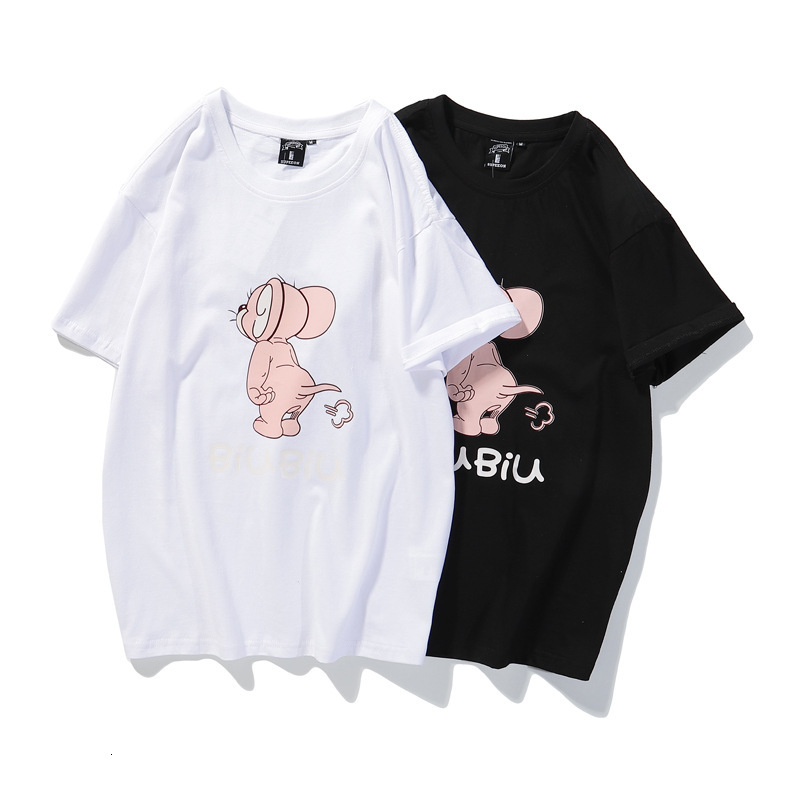 t shirt 2021 summer cartoon mouse print ins hip hop trend short sleeve boys' korean loose, White;black
t shirt 2021 summer cartoon mouse print ins hip hop trend short sleeve boys' korean loose, White;black