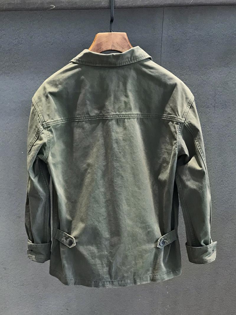 Green Jackets For Men Brand Spring Casual Denim Jacket Youthful Vitality Korean Coat Chaqueta De Los Hombres BG50JS Men's