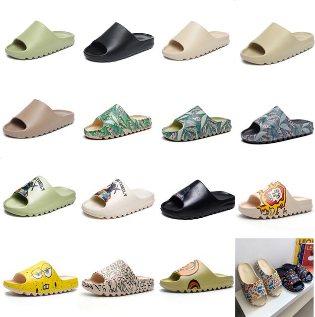 SLRN slipper sandals sandal Graffiti Desert Sand Triple Black White Resin Slide Foam Runner Sesame Street pattern pure core Slippers mens wo
SLRN slipper sandals sandal Graffiti Desert Sand Triple Black White Resin Slide Foam Runner Sesame Street pattern pure core Slippers mens wo