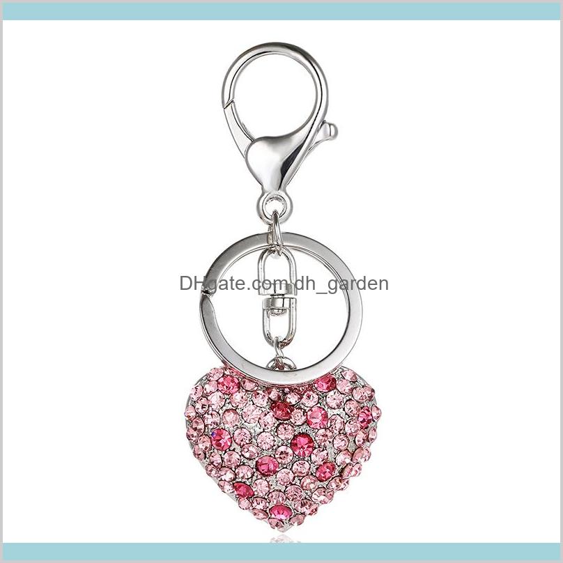 Key Rings Fashion Silver Color Lobster Clasp Metal Keyring Rhinestone 3D Heart Charms Keychains For Lover Luxury Bag Vzyux
Key Rings Fashion Silver Color Lobster Clasp Metal Keyring Rhinestone 3D Heart Charms Keychains For Lover Luxury Bag Vzyux