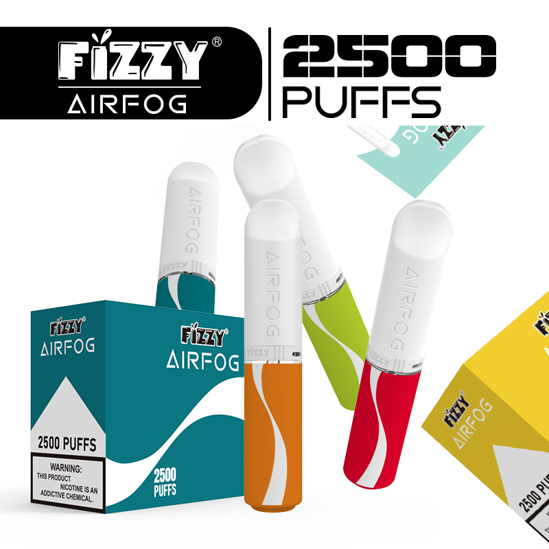 Newest Fizzy Airfog Adjustable Airflow Disposable Vape Pen E cigarette Device Kit 2500 Puff Vs Max 2000
Newest Fizzy Airfog Adjustable Airflow Disposable Vape Pen E cigarette Device Kit 2500 Puff Vs Max 2000