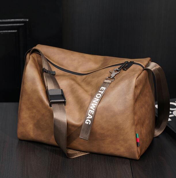 Wholesale factory men leathers shoulder bags simple thickened fabric solid color travel bag large capacity soft leather handbag street trend leisure backpack, Green
Wholesale factory men leathers shoulder bags simple thickened fabric solid color travel bag large capacity soft leather handbag street trend leisure backpack, Green