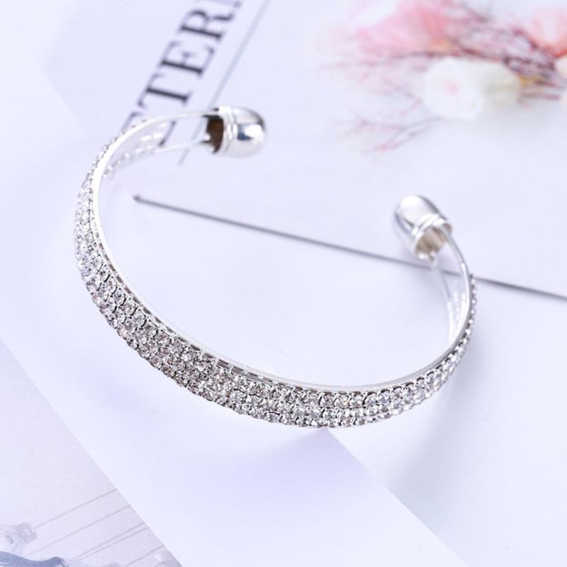 Bangle Luxury Design Adjustable Open Style Rhinestone Ladies Bracelet For Women Fashion Chain Jewelry Gift
Bangle Luxury Design Adjustable Open Style Rhinestone Ladies Bracelet For Women Fashion Chain Jewelry Gift