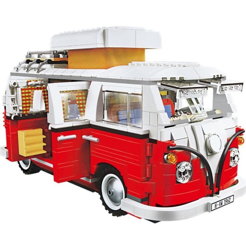 NEW RC Motor Power T1 Camper Car Van Fit Technical Model Building Block Brick Toy 10220 Gift Kid Boy Birthday Christmas Q0624
NEW RC Motor Power T1 Camper Car Van Fit Technical Model Building Block Brick Toy 10220 Gift Kid Boy Birthday Christmas Q0624