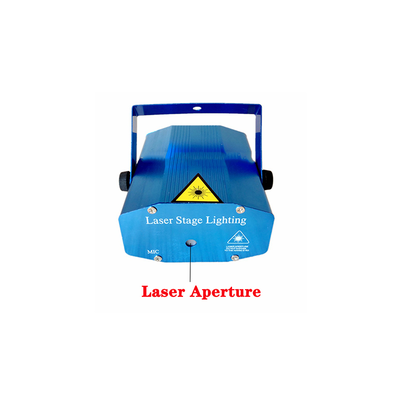 Mini Laser Projector Effects Lights Sound Activated Auto Flash Stage Lamp for Club Disco Party Celebration Christmas Festival Lighting