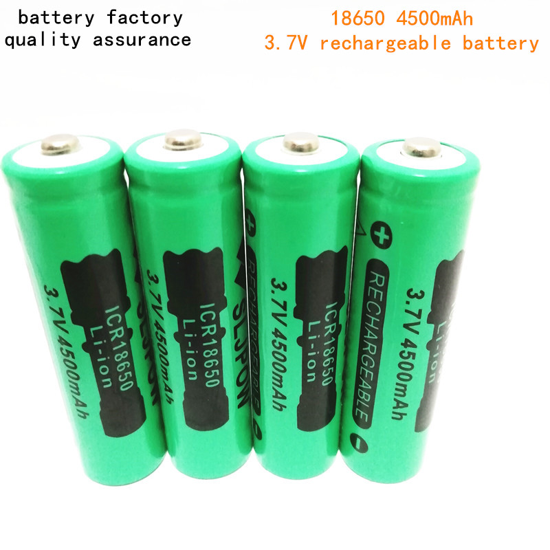 18650 4500mah 3 7v/4.2v lithium battery High quality can be used in bright flashlight Bicycle lamp and so on