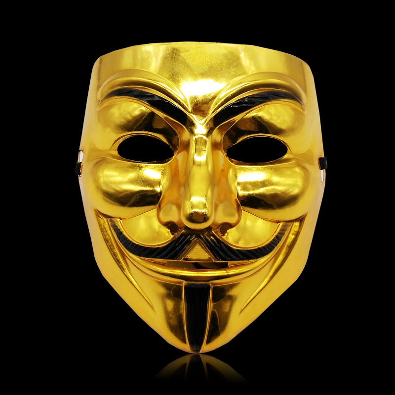 Halloween Masquerade V for Vendetta Hacker Mask Anonymous Guy Masks for Adults