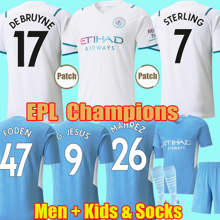 2021 Manchester Soccer Jersey G. JESUS MAN CITY STERLING FERRAN DE BRUYNE FODEN RUBEN MENDY MAHREZ 2022 maillot camiseta football shirt Men kids kits uniforms, En home
2021 Manchester Soccer Jersey G. JESUS MAN CITY STERLING FERRAN DE BRUYNE FODEN RUBEN MENDY MAHREZ 2022 maillot camiseta football shirt Men kids kits uniforms, En home