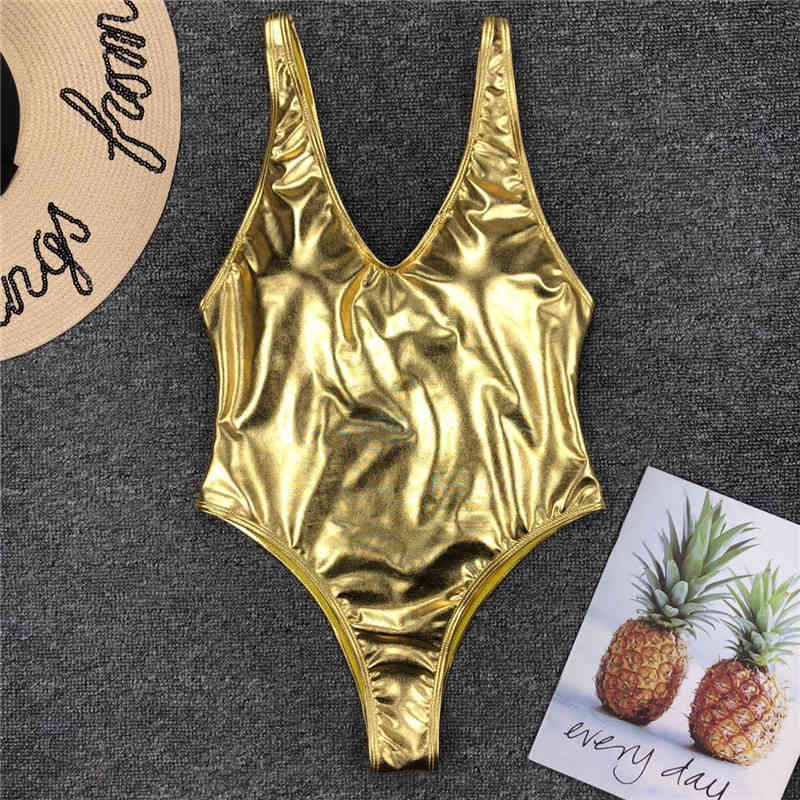 Sexy Gold Bikini Women Swimwear Push Up Swimsuit High Waist Set Bathing Suit Beachwear Biquini Maillot De Bain Femme 210521