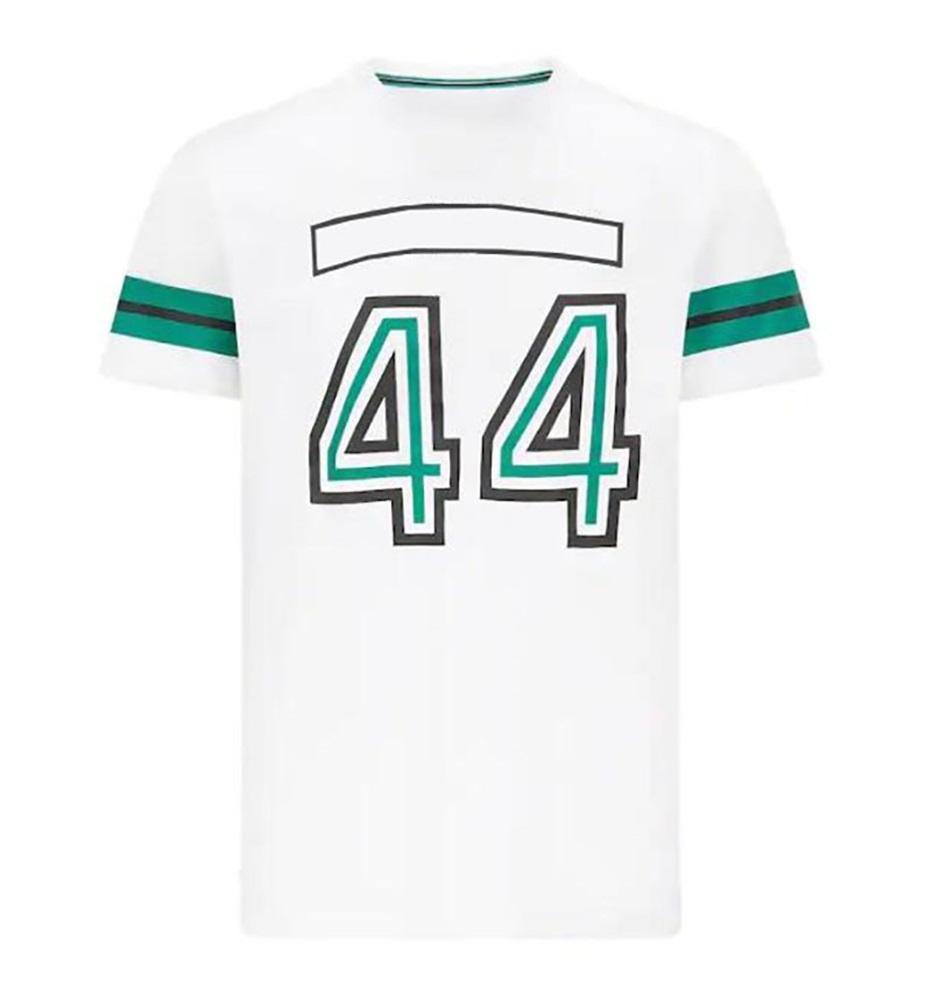 2021 new short-sleeved F1 racing suit T-shirt team jersey Formula One fans team uniform Lewis Hamilton can be customized in large size