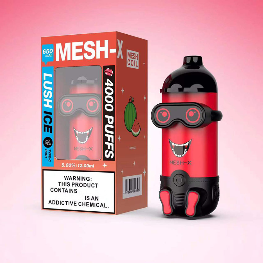 Original MESH-X Disposable Vape 4000 Puffs Electronic Cigarettes 12ml Pod Device With Type-C Charging Port 12 Flavors E Cigs VAPMOD
Original MESH-X Disposable Vape 4000 Puffs Electronic Cigarettes 12ml Pod Device With Type-C Charging Port 12 Flavors E Cigs VAPMOD