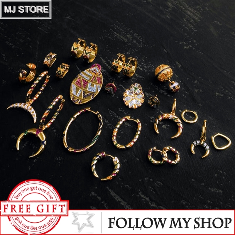 S925 Silver Ear Studs Tribal Earring Charm Copy 1:1 Multicolor Earring With Geometric Shapes Women Luxury Brand Monaco Jewelry 220222
S925 Silver Ear Studs Tribal Earring Charm Copy 1:1 Multicolor Earring With Geometric Shapes Women Luxury Brand Monaco Jewelry 220222