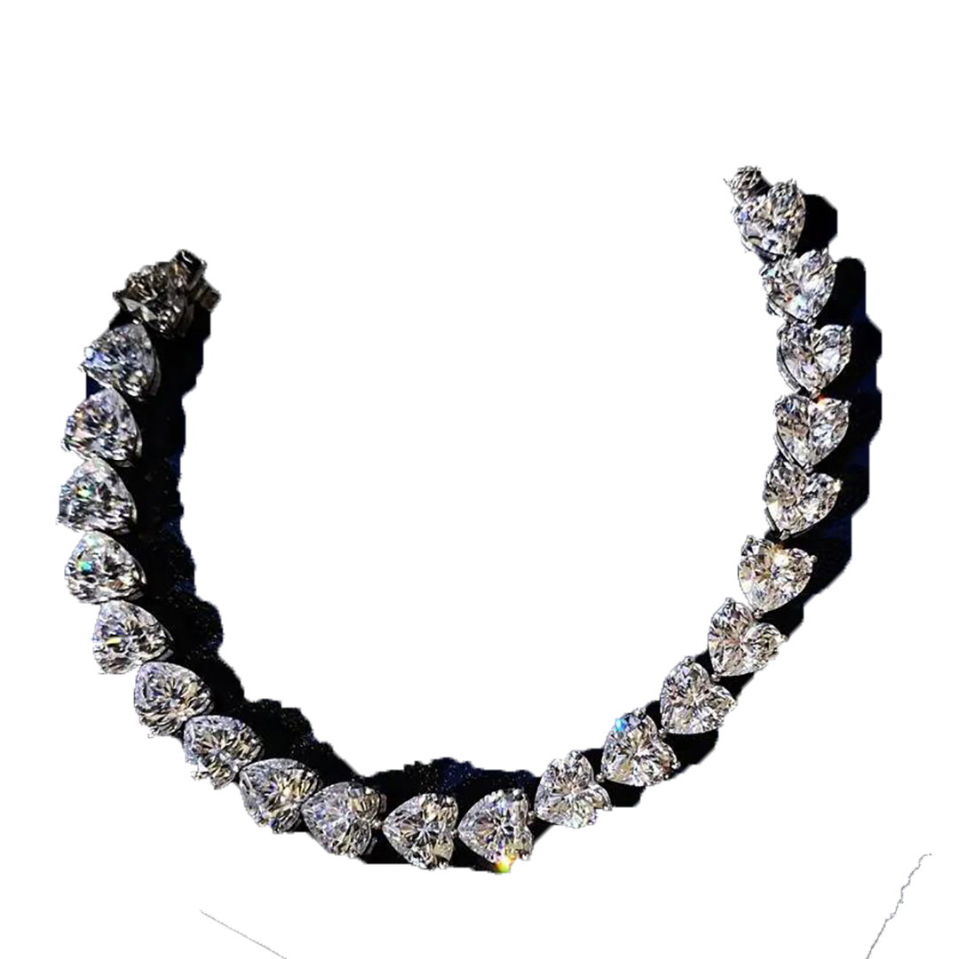 Luxurys Desingers Charm Bracelet Full Diamond Love Moissanite Irregular Bracelet Flashing Women Simple Hand Weeding Beach Dress Co