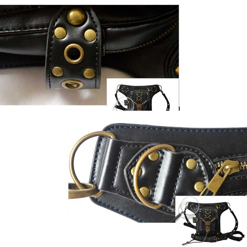 Norbinus Steampunk Waist Leg Bags Women Men Victorian Style Holster Bag Motorcycle Thigh Hip Belt Packs Messenger Shoulder 211006