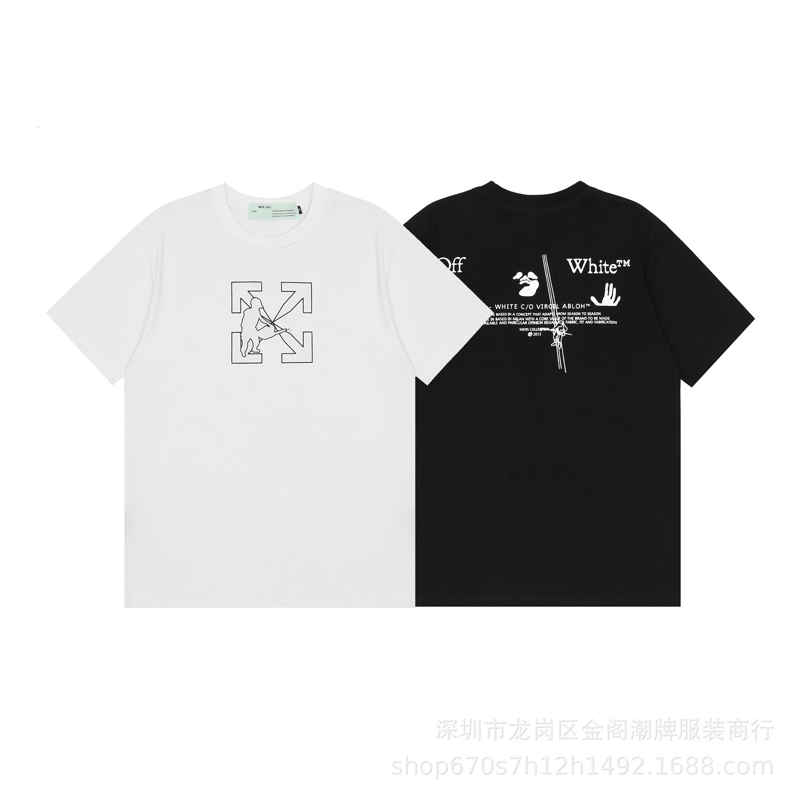 Men's Short Sleeve 2021 Spring and Summer New Fashion Brand Style T-shirt Off Arrstyle 20ss Construction Gesture Graffiti Line Sketch 8zte, White;black
Men's Short Sleeve 2021 Spring and Summer New Fashion Brand Style T-shirt Off Arrstyle 20ss Construction Gesture Graffiti Line Sketch 8zte, White;black