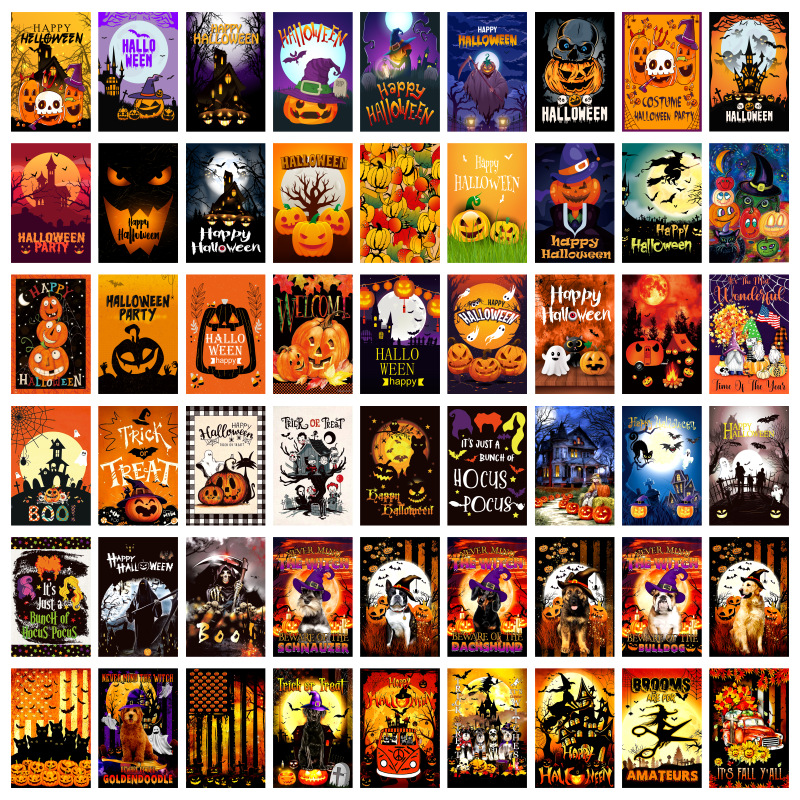 30*45cm 40 styles Halloween Props garden Banner Flags polyester pumpkin festival double-sided courtyard decoration flag Christmas gifts Party Supplies
30*45cm 40 styles Halloween Props garden Banner Flags polyester pumpkin festival double-sided courtyard decoration flag Christmas gifts Party Supplies