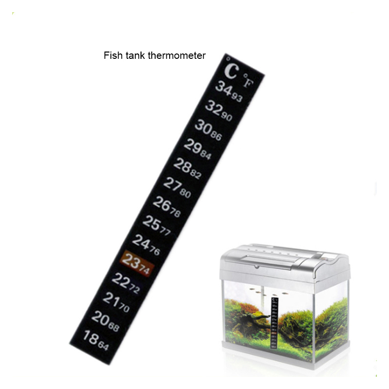 1/5PCS Fish Tank Fridge Thermometer Sticker Aquarium Stick-on Digital Measurement Stickers Temperature Control Tools Products