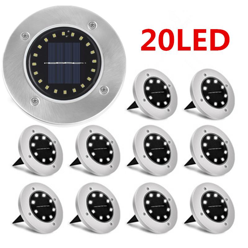 Lawn Lamps 8/20 Leds Outdoor Ground Solar Lights Waterproof Pathway Deck Lamn Lamp Christmas Decoration For Home Garden Yard Road Street
Lawn Lamps 8/20 Leds Outdoor Ground Solar Lights Waterproof Pathway Deck Lamn Lamp Christmas Decoration For Home Garden Yard Road Street