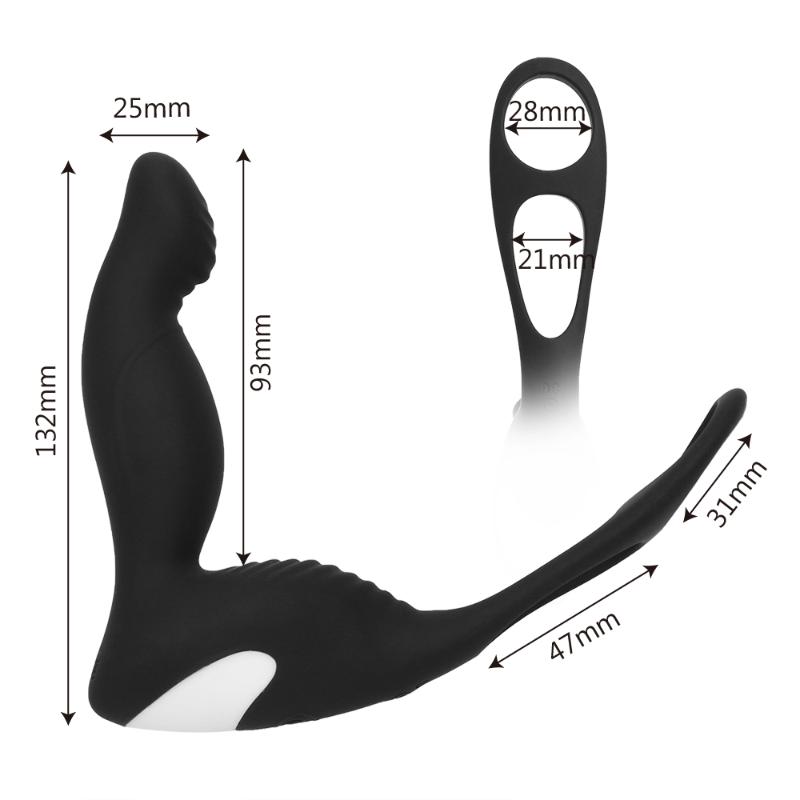 Sex Toys For Couples VATINE Anal Vibrator Prostate Massage Men Male Masturbation Silicone BuPlug 9 Mode Product