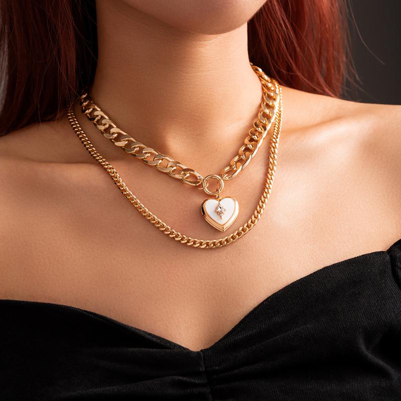 Chokers 2021 Fashion Multilayerd Love Heart Shell Necklaces For Women Vintage Punk Aesthetic Choker Collar Colliers Neck Pendants Bijoux
Chokers 2021 Fashion Multilayerd Love Heart Shell Necklaces For Women Vintage Punk Aesthetic Choker Collar Colliers Neck Pendants Bijoux