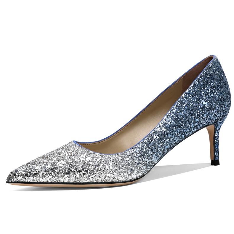 Dress Shoes Fashion 2021 Pink Blue Silver Bling Sequined High Heels Women Pointed Toe Footwear Pumps N0097, Work office heels
Dress Shoes Fashion 2021 Pink Blue Silver Bling Sequined High Heels Women Pointed Toe Footwear Pumps N0097, Work office heels